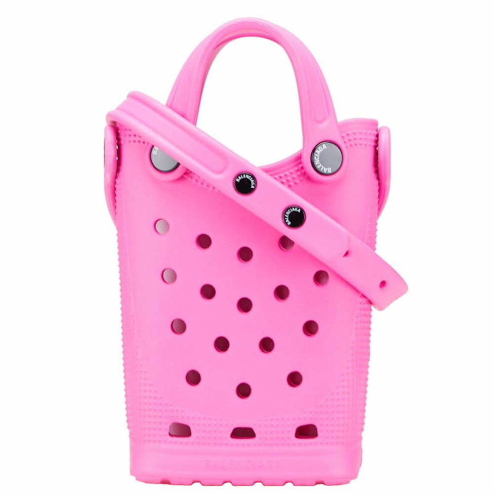 Balenciaga Crocs Phone Holder Shoulder Bag Handbag Pink